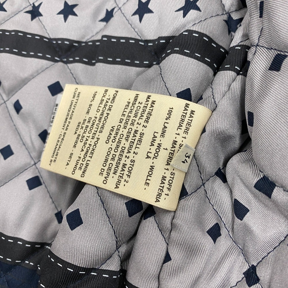 HERMES Other outerwear Cotton, Leather black liner vest 34