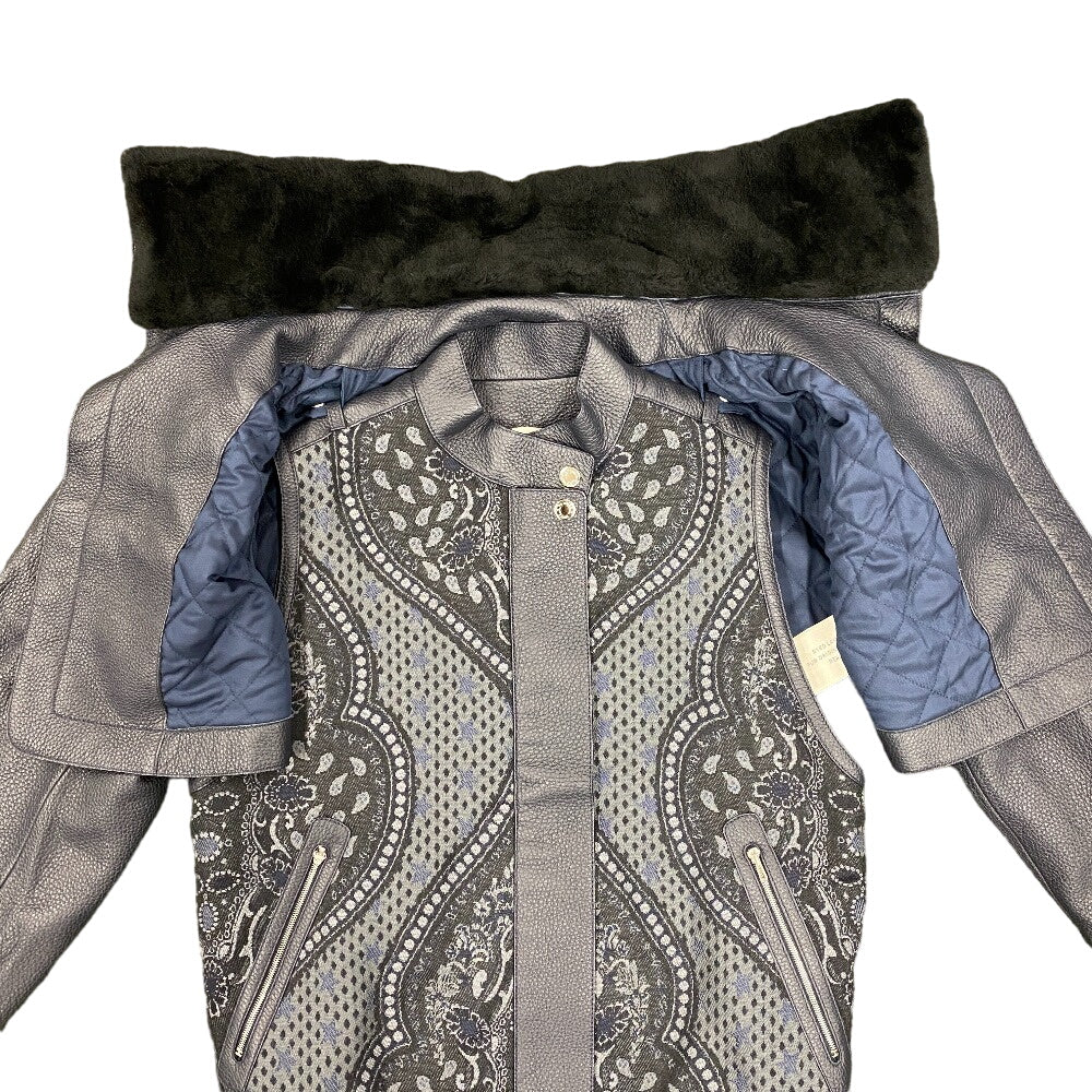 HERMES Other outerwear Cotton, Leather black liner vest 34