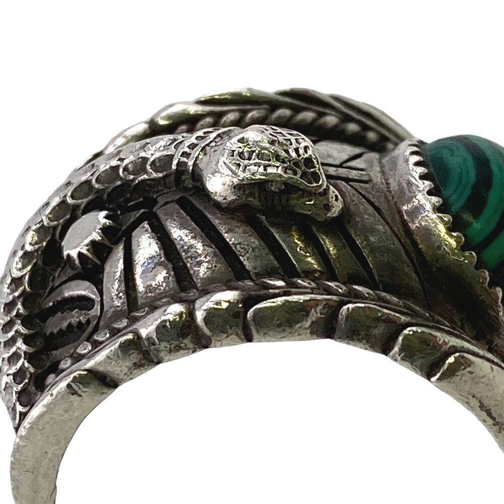 GUCCI Ring Silver925 Silver Double snake Garden(Unisex) Used