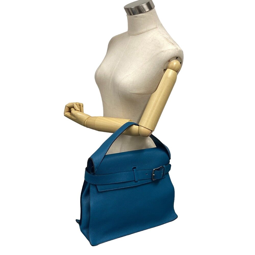 HERMES Handbag Togo cobalt Etribert