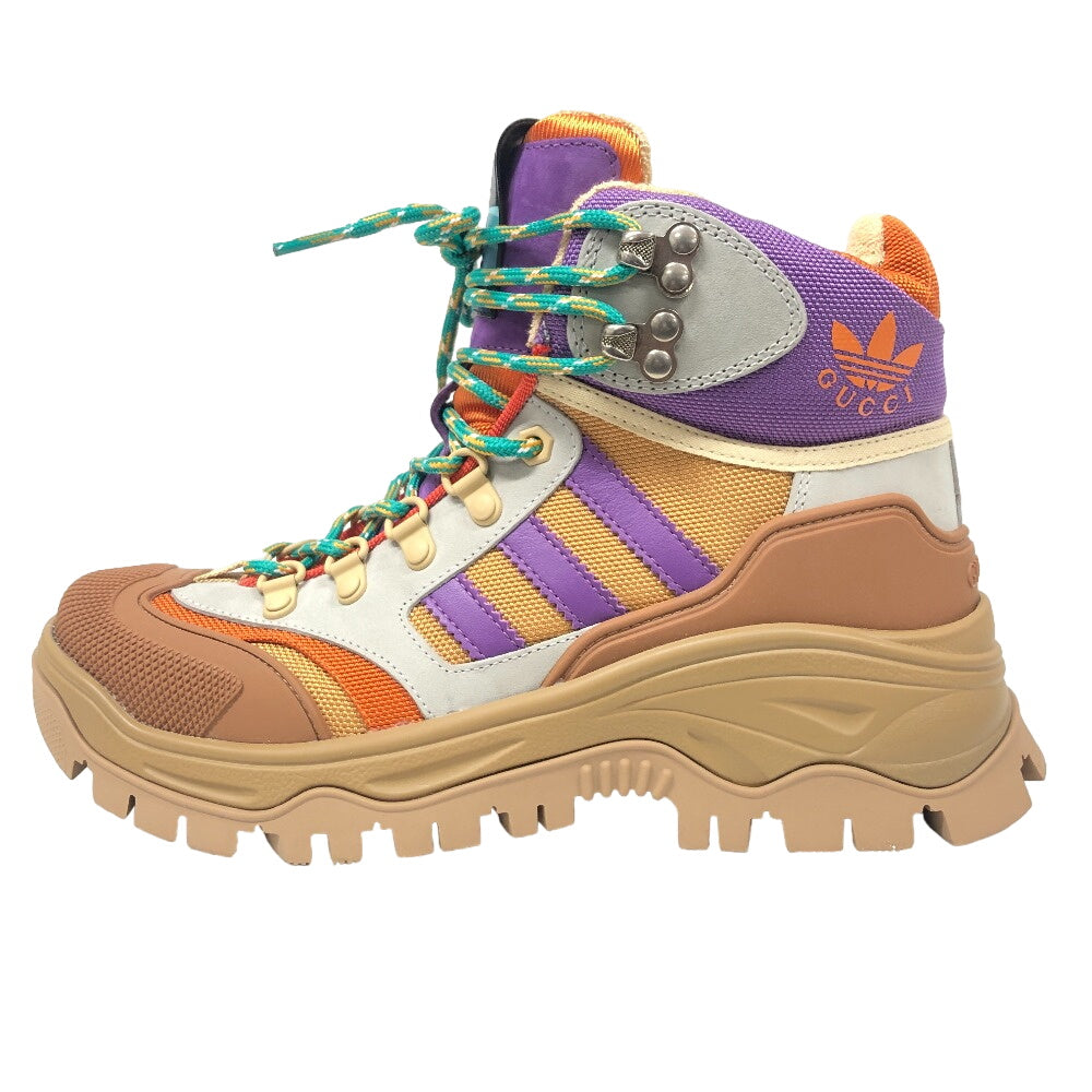 GUCCI boots 721394 Suede, Fabric Brown Adidas 38 Women 38 Used