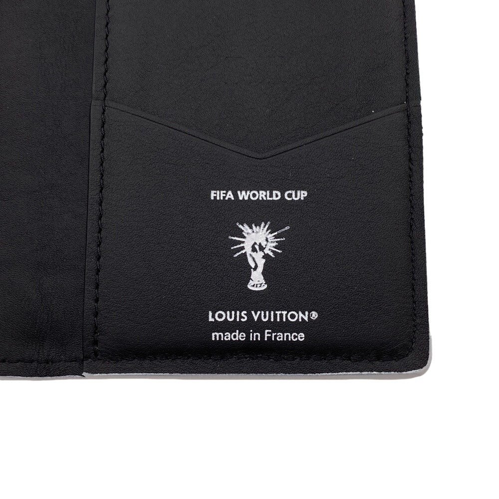 LOUIS VUITTON Card Case M81732 leather black Taurillon Clemence Organizer De Poch mens Used