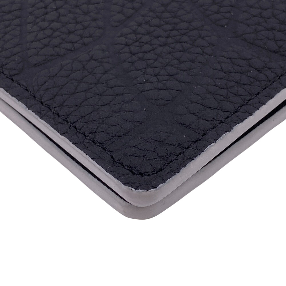 LOUIS VUITTON Card Case M81732 leather black Taurillon Clemence Organizer De Poch mens Used