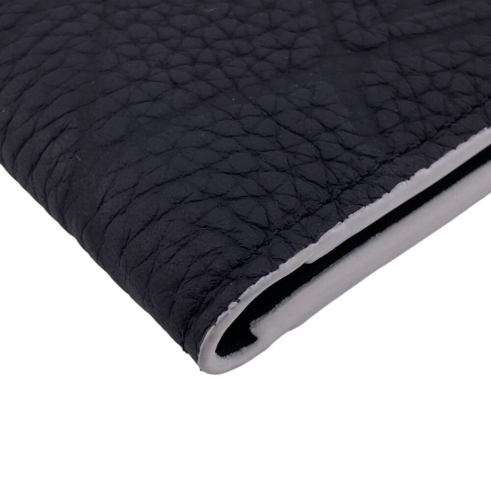 LOUIS VUITTON Card Case M81732 leather black Taurillon Clemence Organizer De Poch mens Used