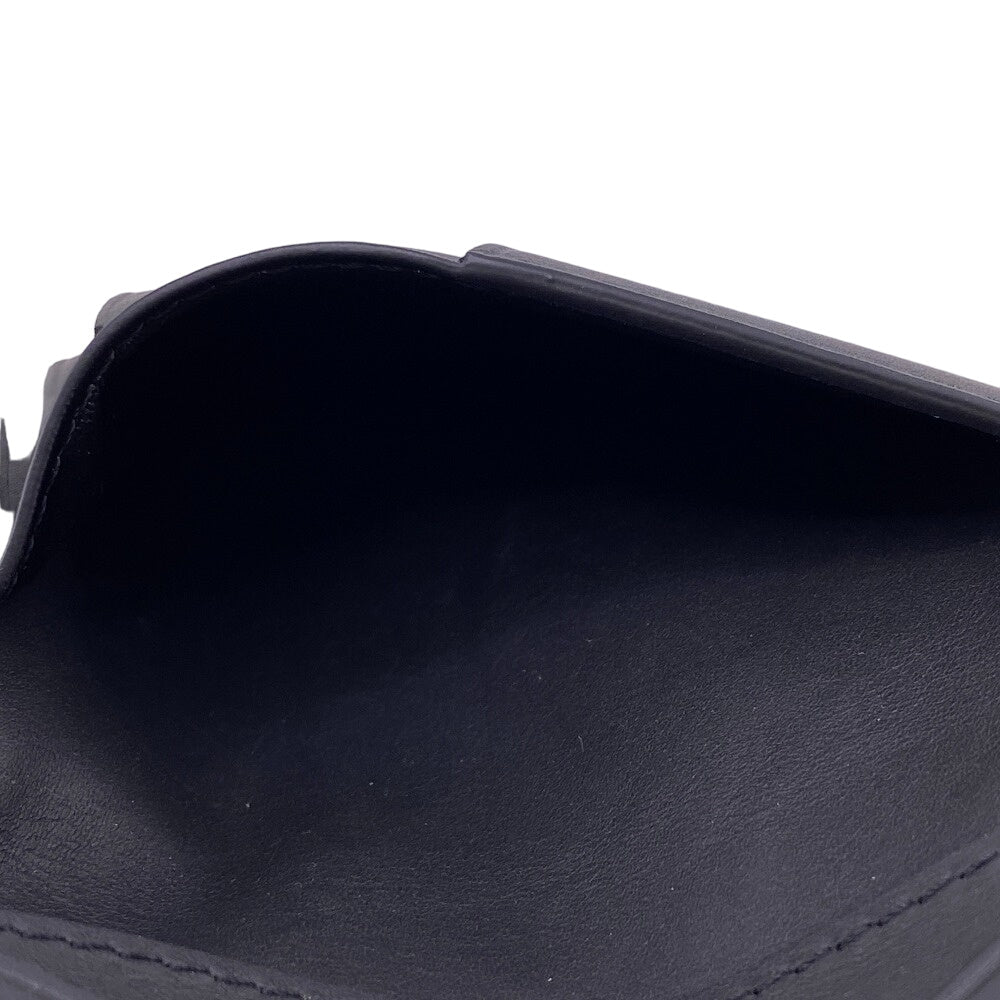 LOUIS VUITTON Card Case M81732 leather black Taurillon Clemence Organizer De Poch mens Used