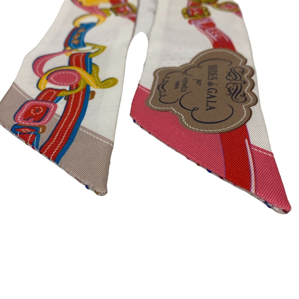 HERMES scarf silk multicolor BRIDES de GALA Ceremony Bridle Twilly