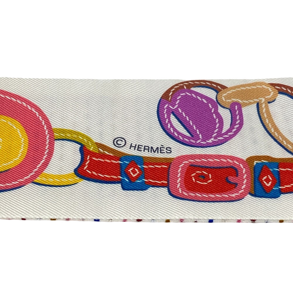HERMES scarf silk multicolor BRIDES de GALA Ceremony Bridle Twilly