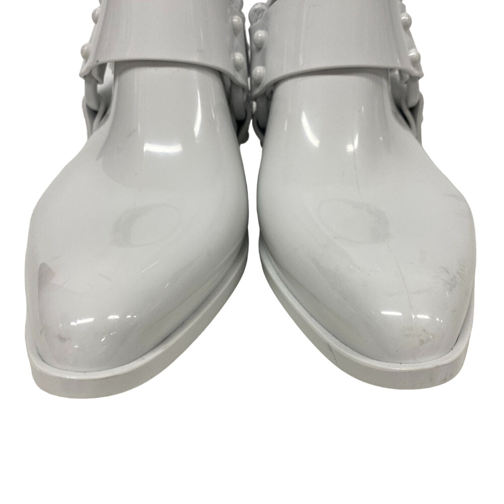 LOUIS VUITTON boots Leather, Rubber white Rhapsody line Side Gore 39