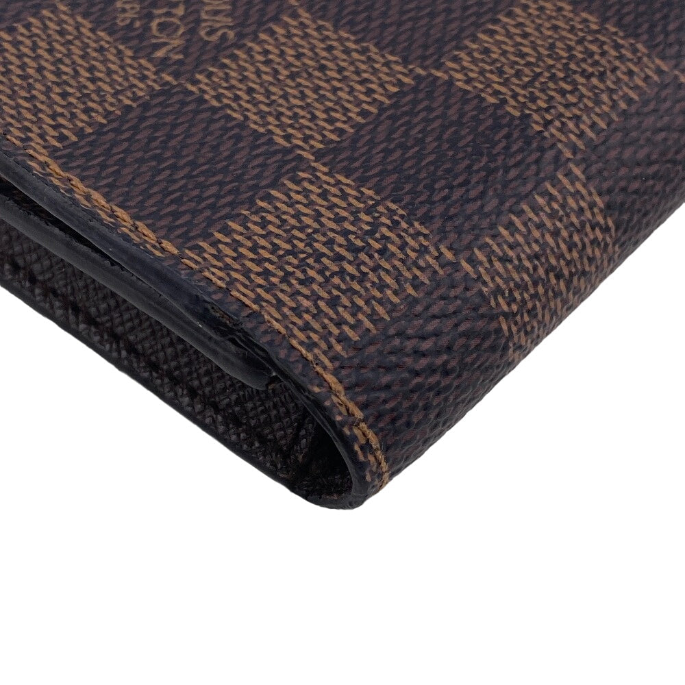 LOUIS VUITTON Card Case N62920 leather Brown name card holder Damier Anvelop Cult De Vuitto mens(Unisex) Used