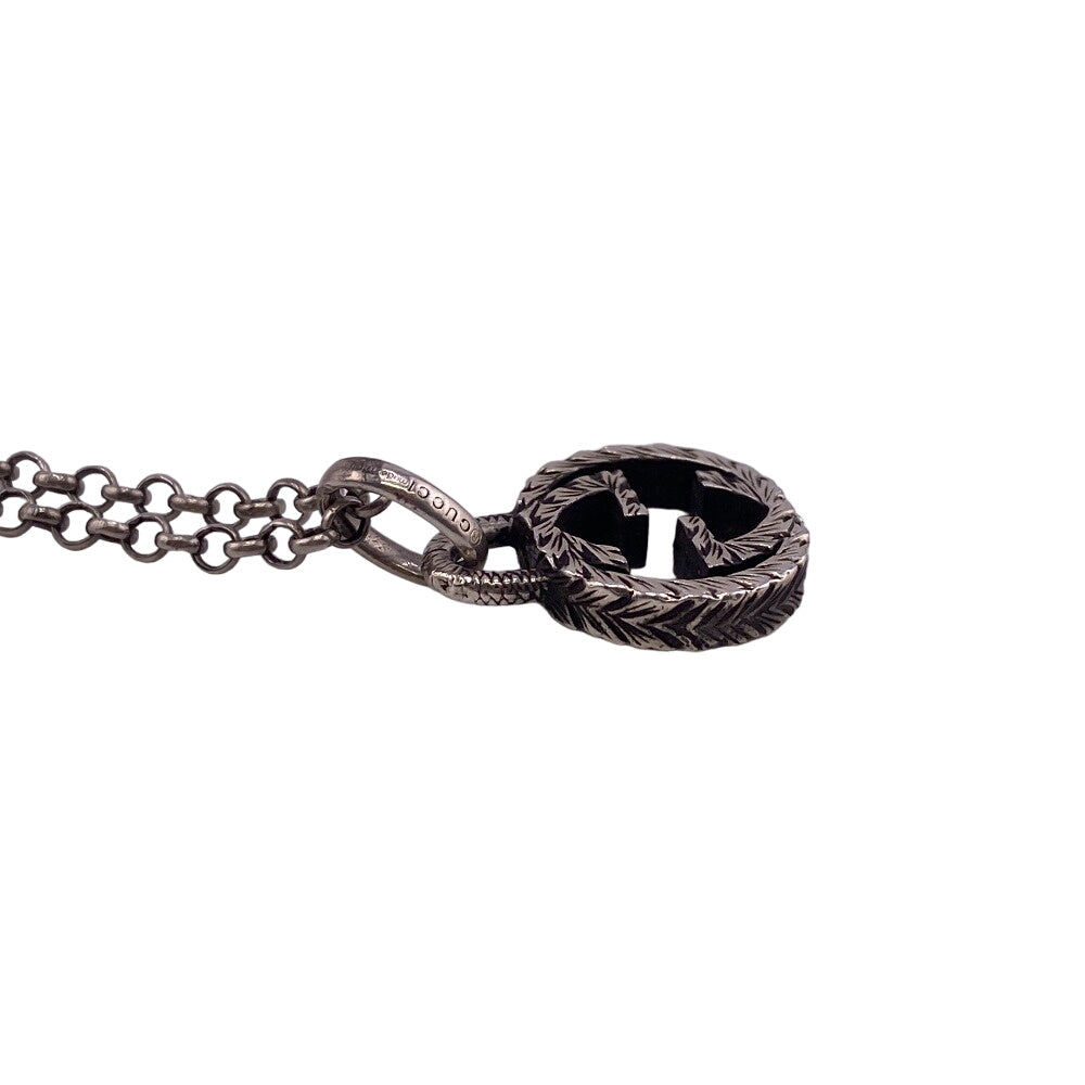 GUCCI Necklace 4944057 Silver925 Silver Interlocking