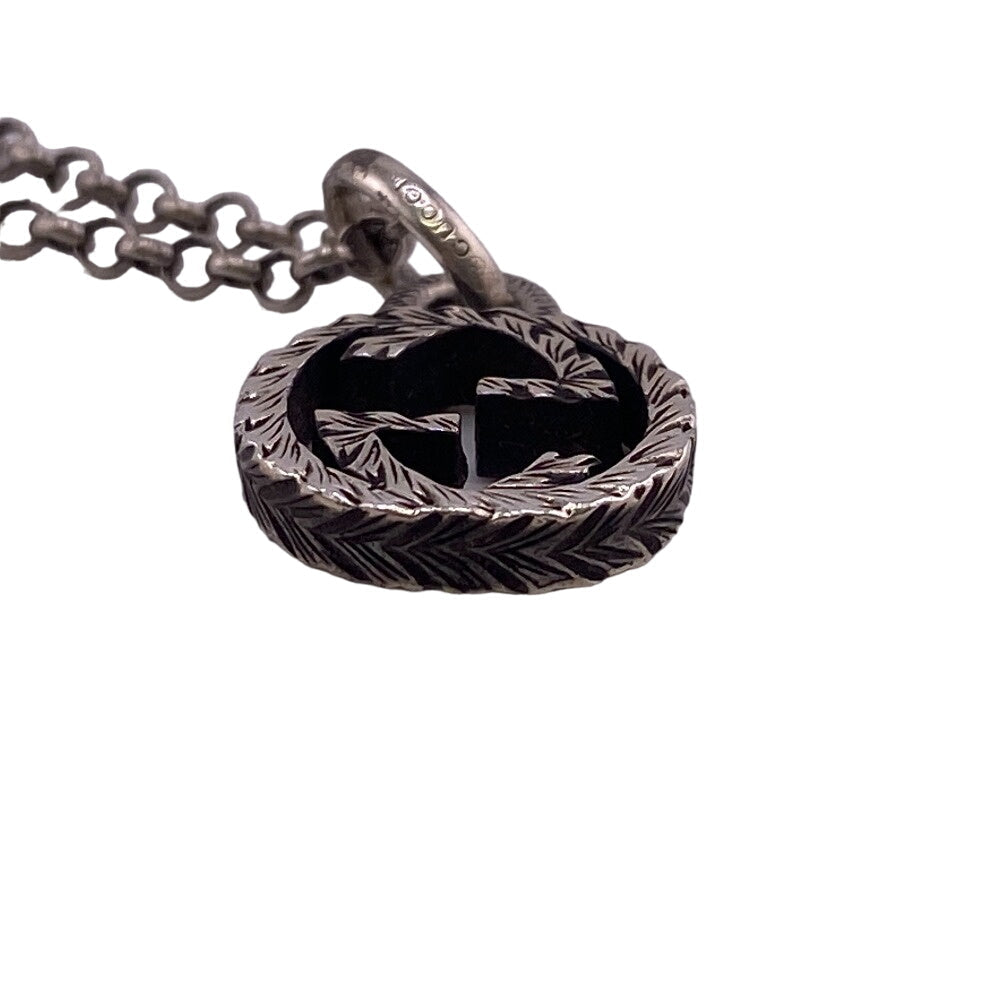 GUCCI Necklace 4944057 Silver925 Silver Interlocking