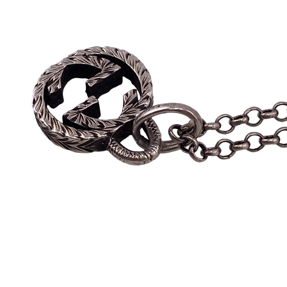 GUCCI Necklace 4944057 Silver925 Silver Interlocking