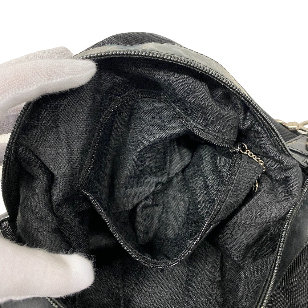 GUCCI Handbag Nylon black Bamboo Women Used
