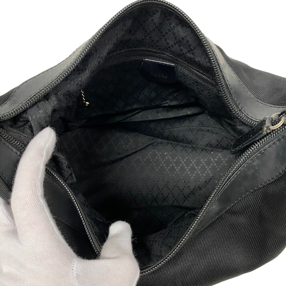 GUCCI Handbag Nylon black Bamboo Women Used