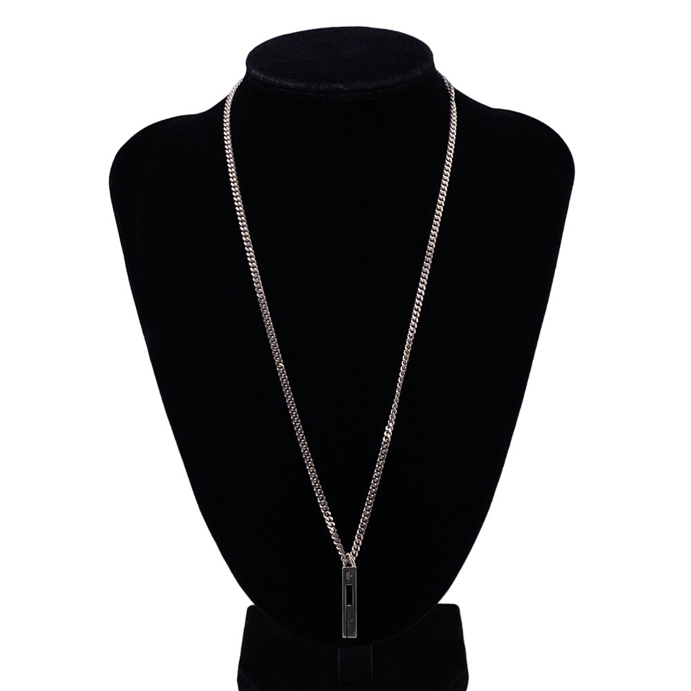 GUCCI Necklace Silver925 Silver Branded G