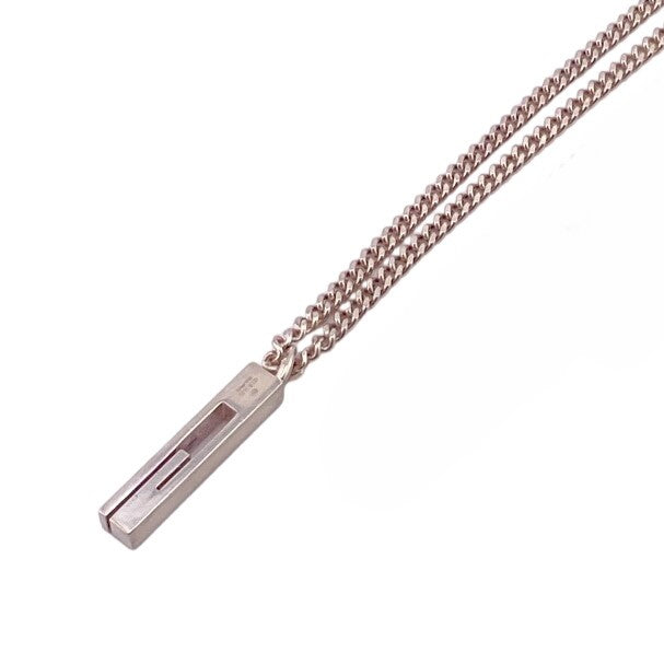 GUCCI Necklace Silver925 Silver Branded G