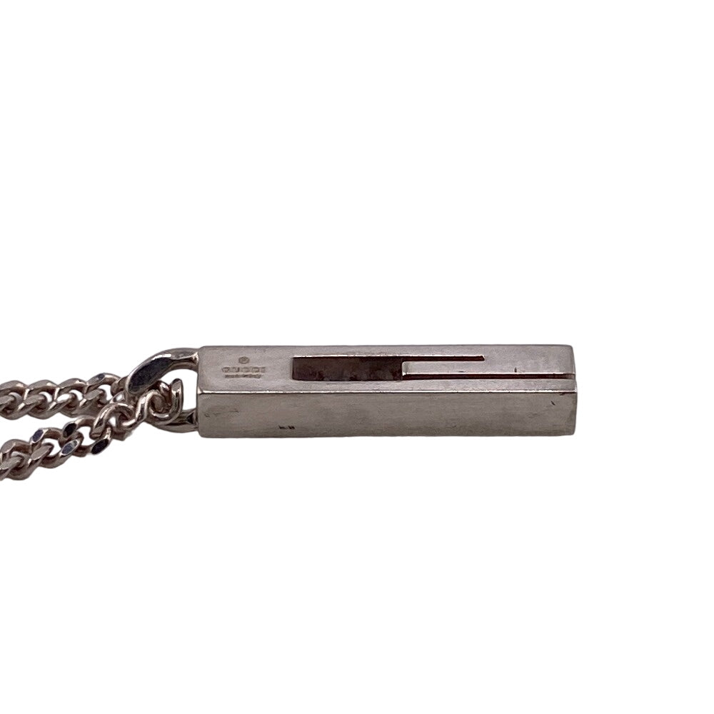 GUCCI Necklace Silver925 Silver Branded G