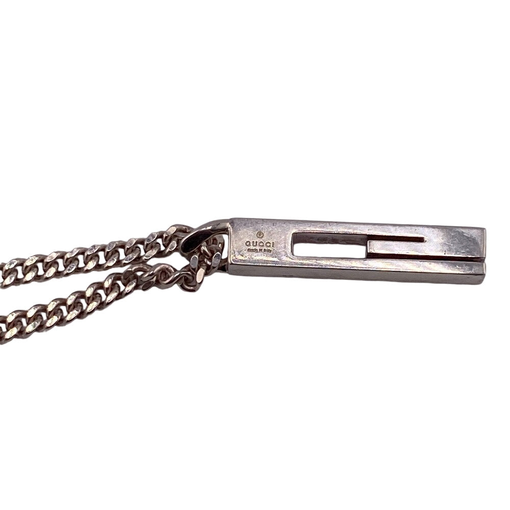 GUCCI Necklace Silver925 Silver Branded G