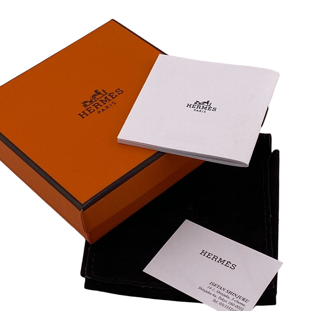 HERMES Bangle Enamel, Metal Silver Click crack GM