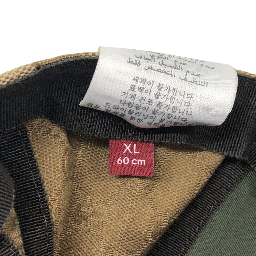 GUCCI cap 789016 canvas Brown Sherry line GG baseball cap XL