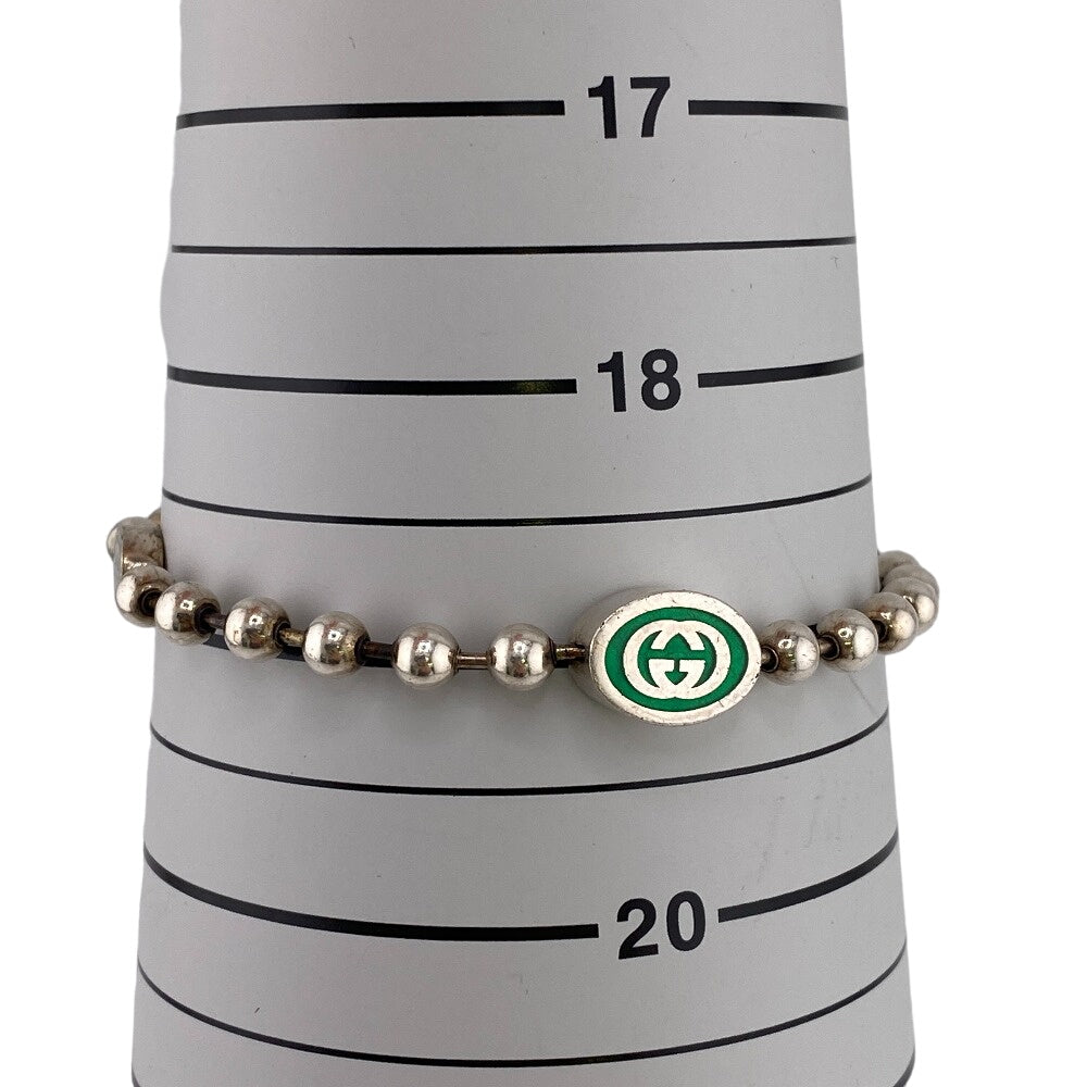 GUCCI bracelet Silver925 Silver Interlocking G