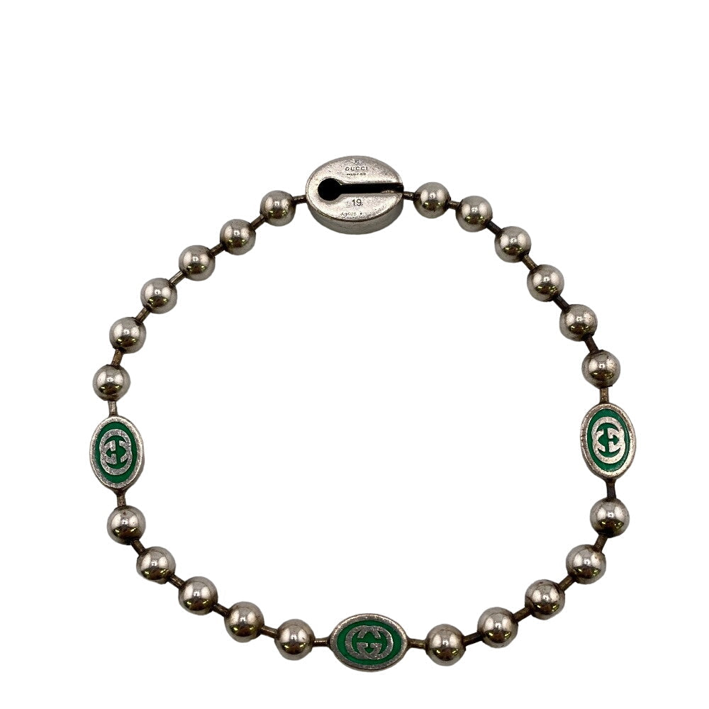 GUCCI bracelet Silver925 Silver Interlocking G