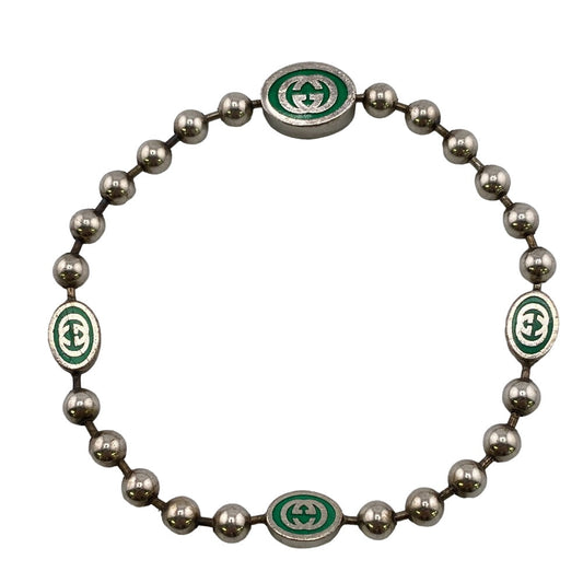 GUCCI bracelet Silver925 Silver Interlocking G