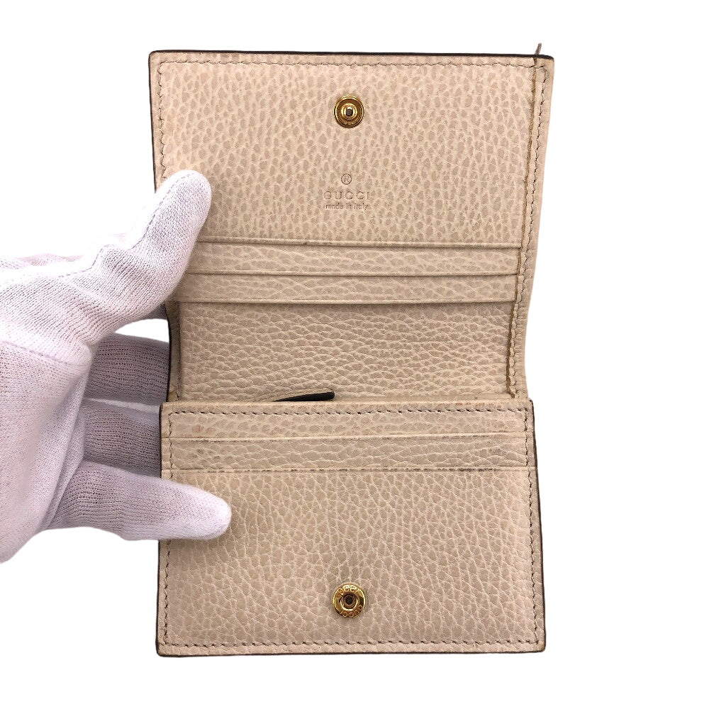 GUCCI Bifold Wallet 658610 PVC, Leather Brown Compact wallet GG Marmont Women Used
