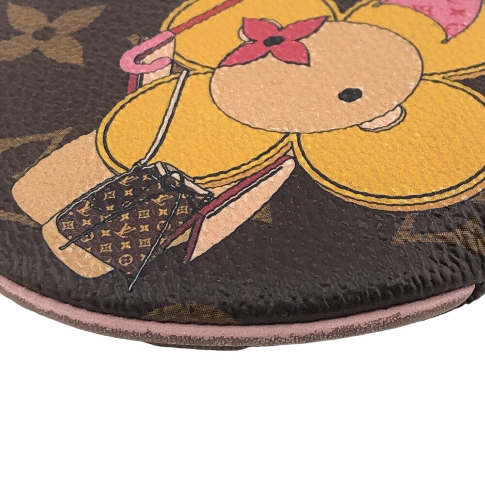 LOUIS VUITTON Coin case M69057 leather Brown Monogram Porto Moneron Women Used