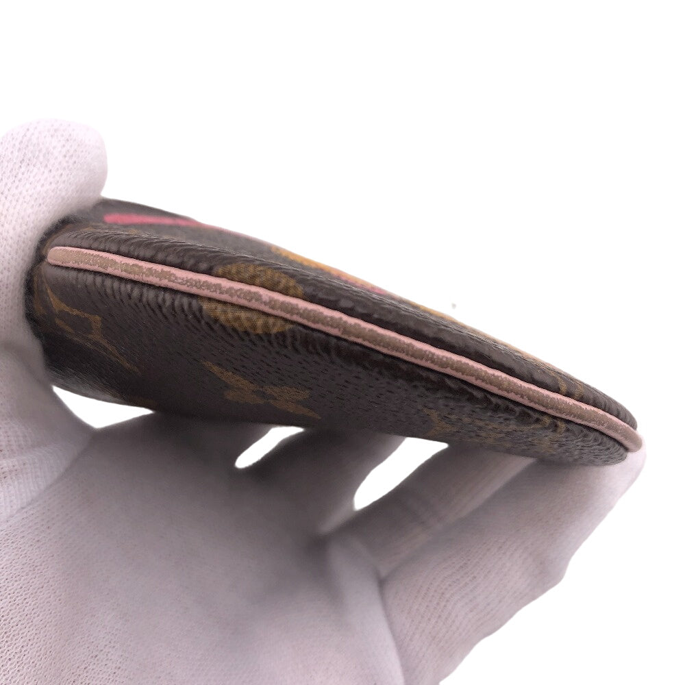 LOUIS VUITTON Coin case M69057 leather Brown Monogram Porto Moneron Women Used