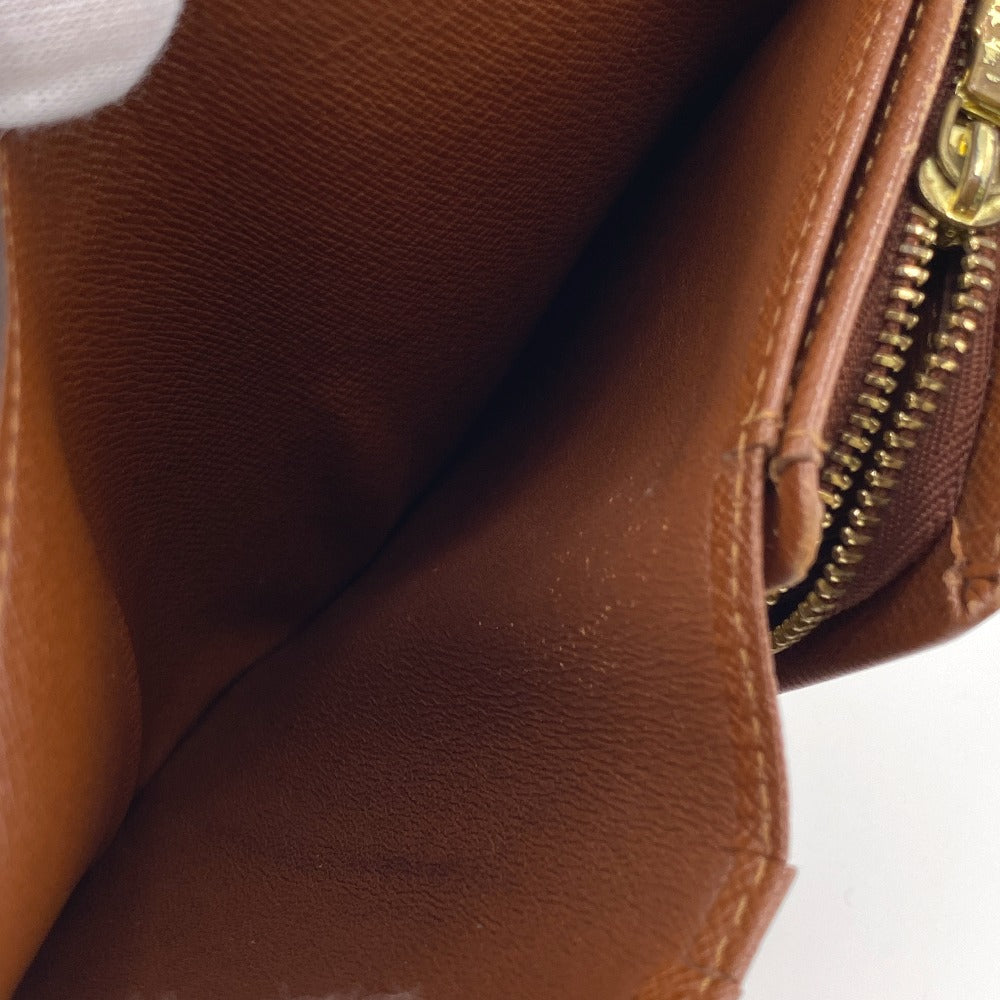 LOUIS VUITTON Bifold Wallet M61735 leather Brown Monogram Porto Monezup