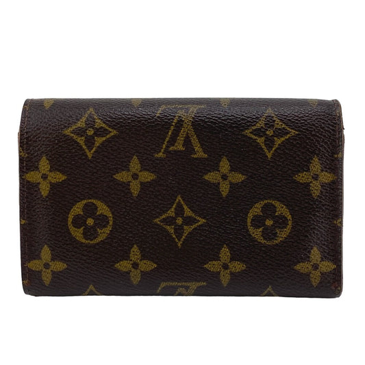 LOUIS VUITTON Bifold Wallet M61735 leather Brown Monogram Porto Monezup