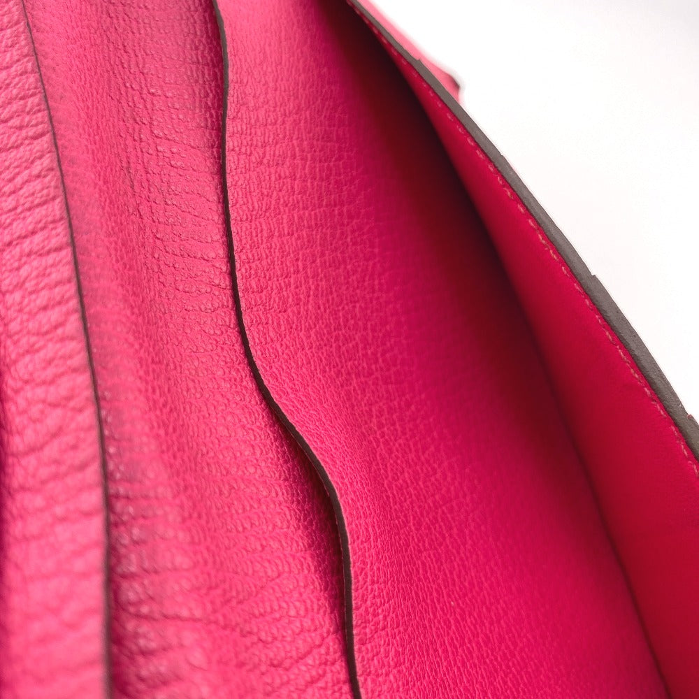 HERMES Bill Compartment Chevre Misol pink Evelyn