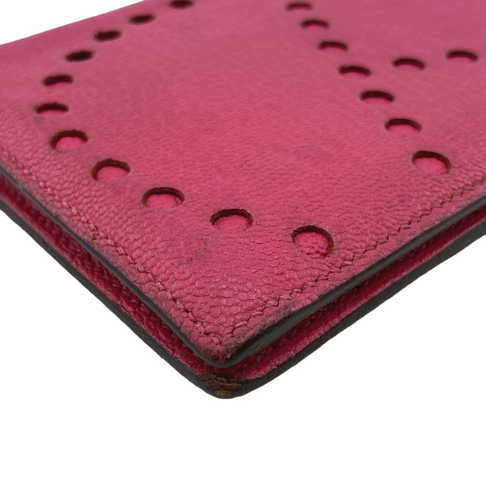 HERMES Bill Compartment Chevre Misol pink Evelyn
