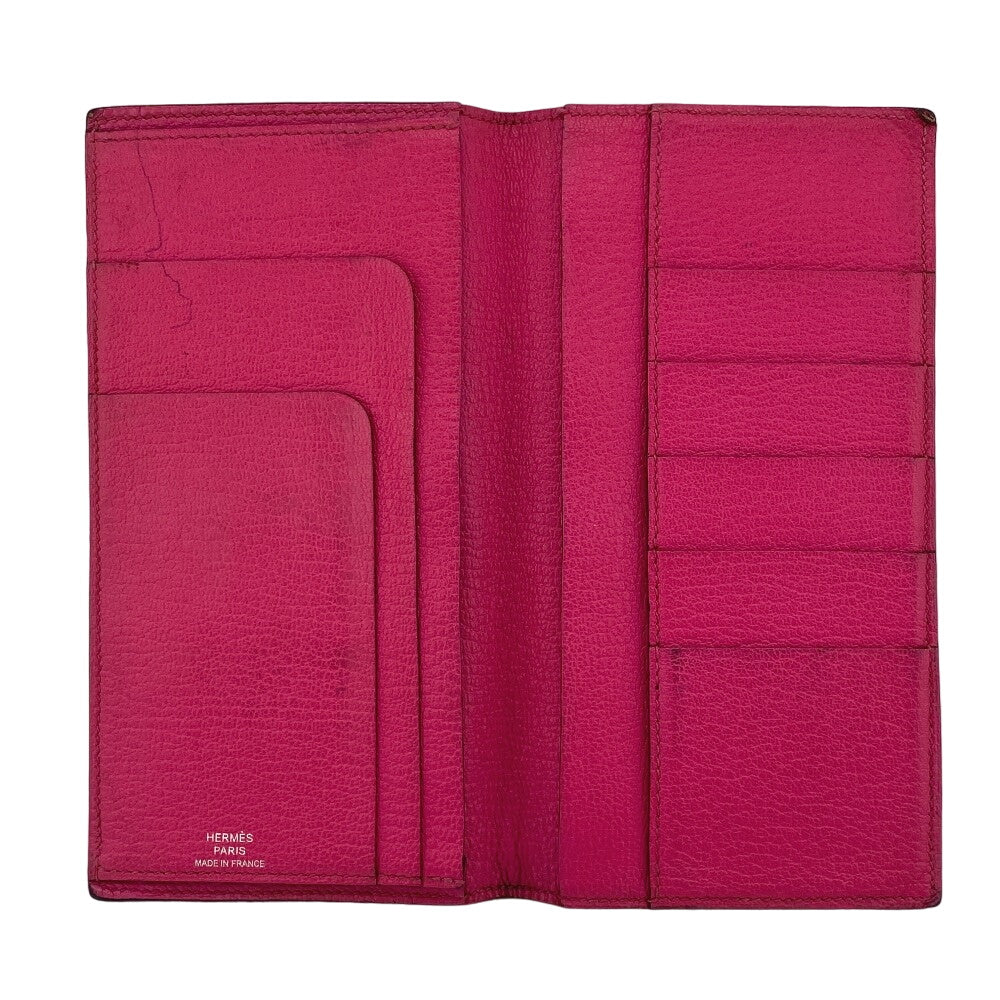 HERMES Bill Compartment Chevre Misol pink Evelyn