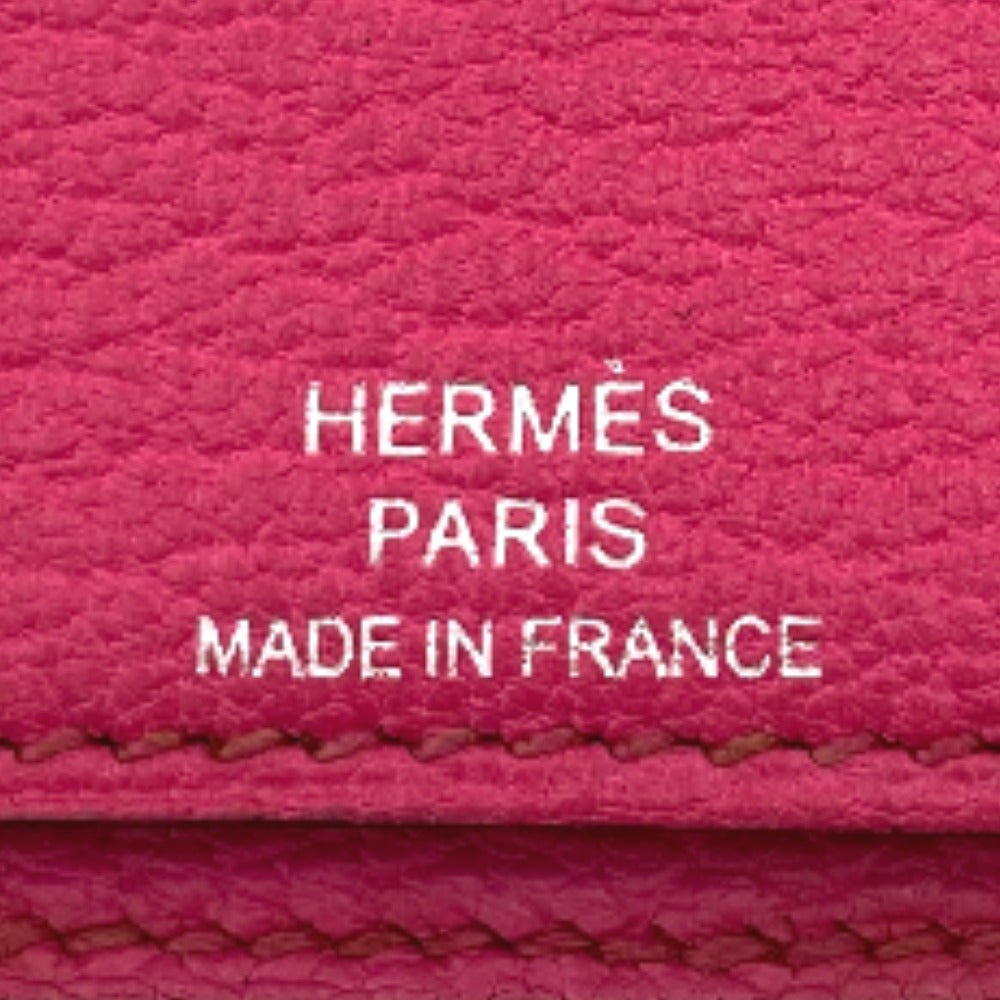 HERMES Bill Compartment Chevre Misol pink Evelyn