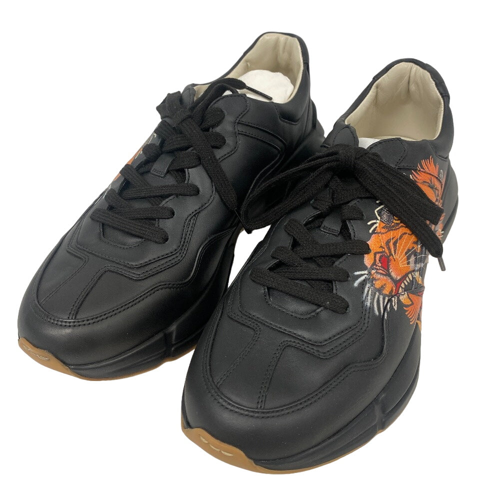 GUCCI sneakers 548635 leather black Ryton 9