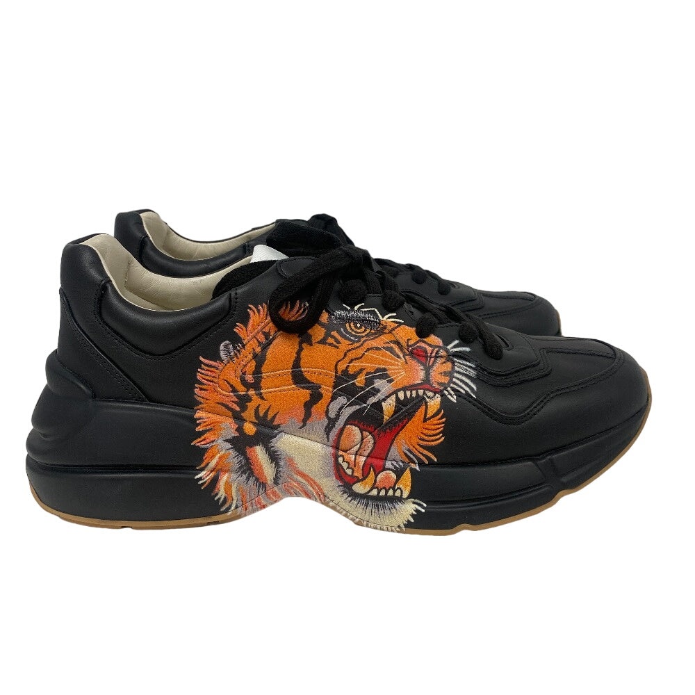 GUCCI sneakers 548635 leather black Ryton 9