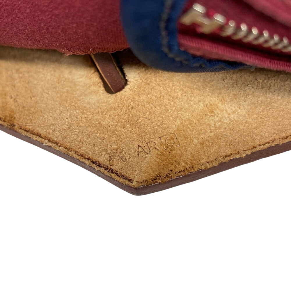 HERMES Handbag Leather, Canvas Brown Herbag Zip MM