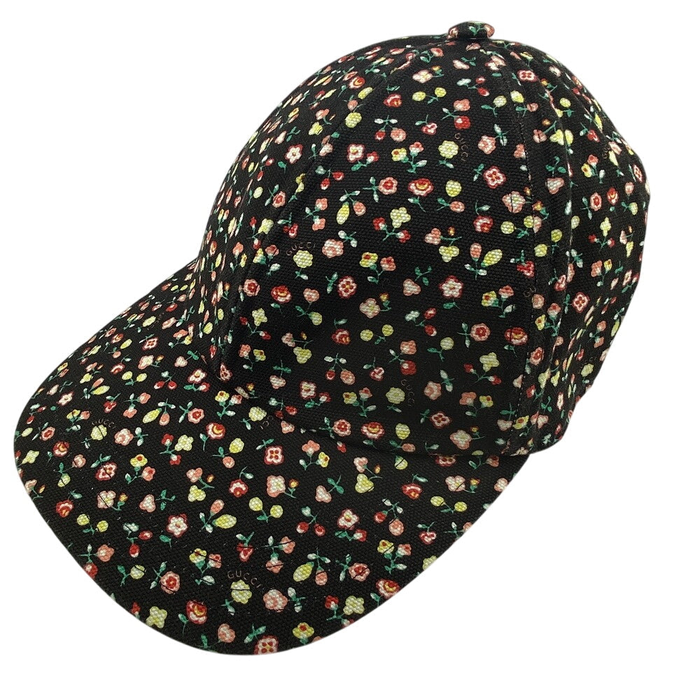 GUCCI cap 638300 cotton Brown Floral M