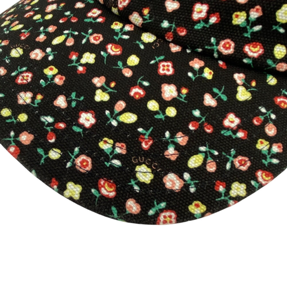 GUCCI cap 638300 cotton Brown Floral M
