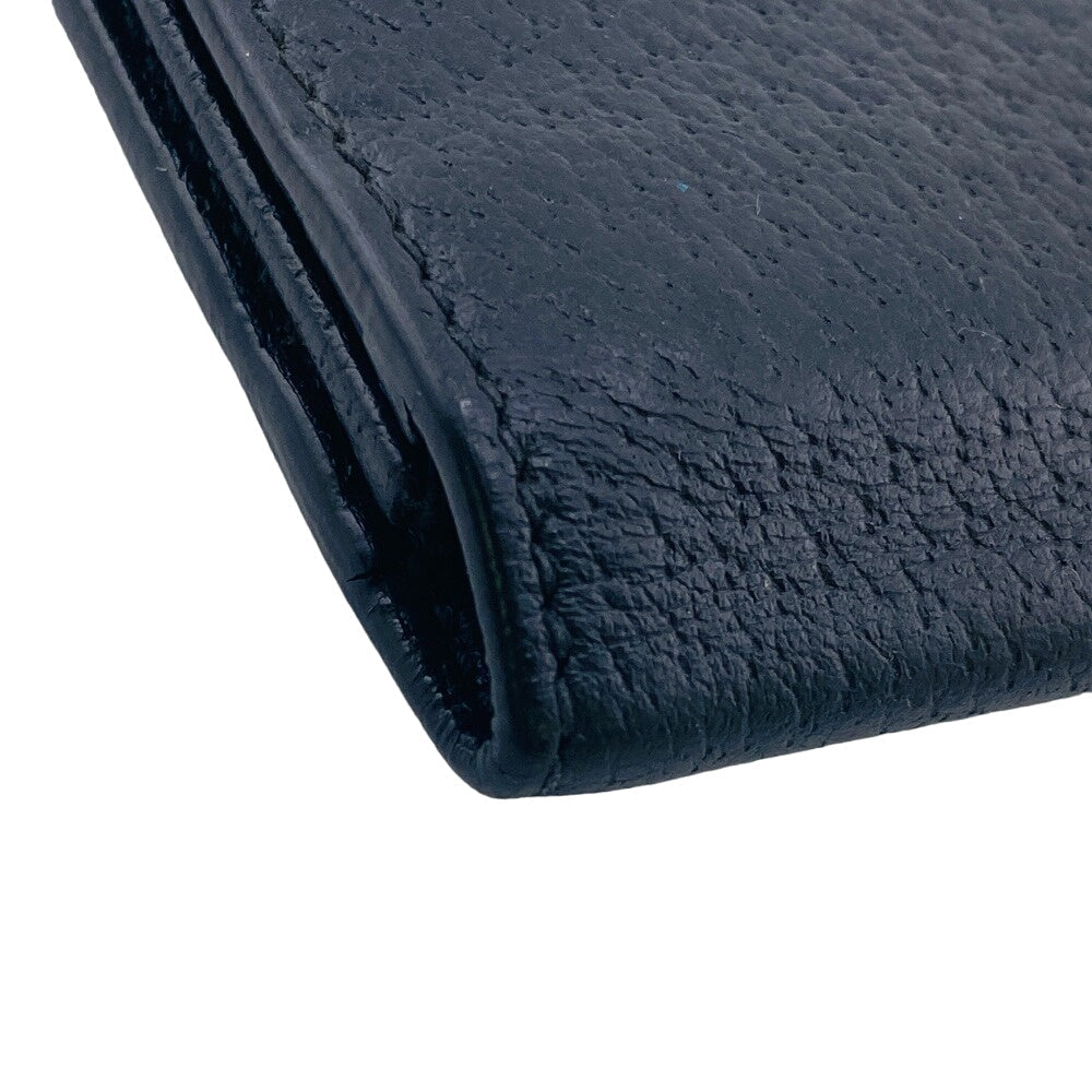 GUCCI Card Case 428737 leather black GG Marmont