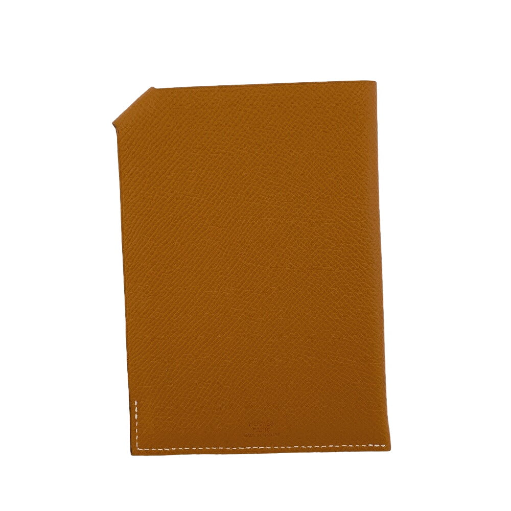 HERMES passport case Epsom Brown Talmac PM