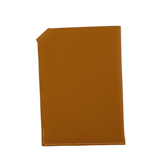 HERMES passport case Epsom Brown Talmac PM