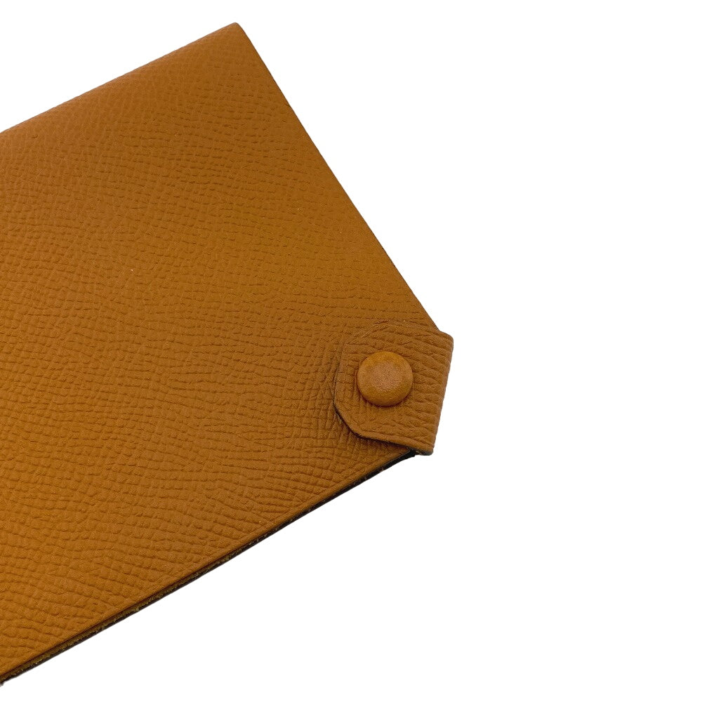 HERMES passport case Epsom Brown Talmac PM