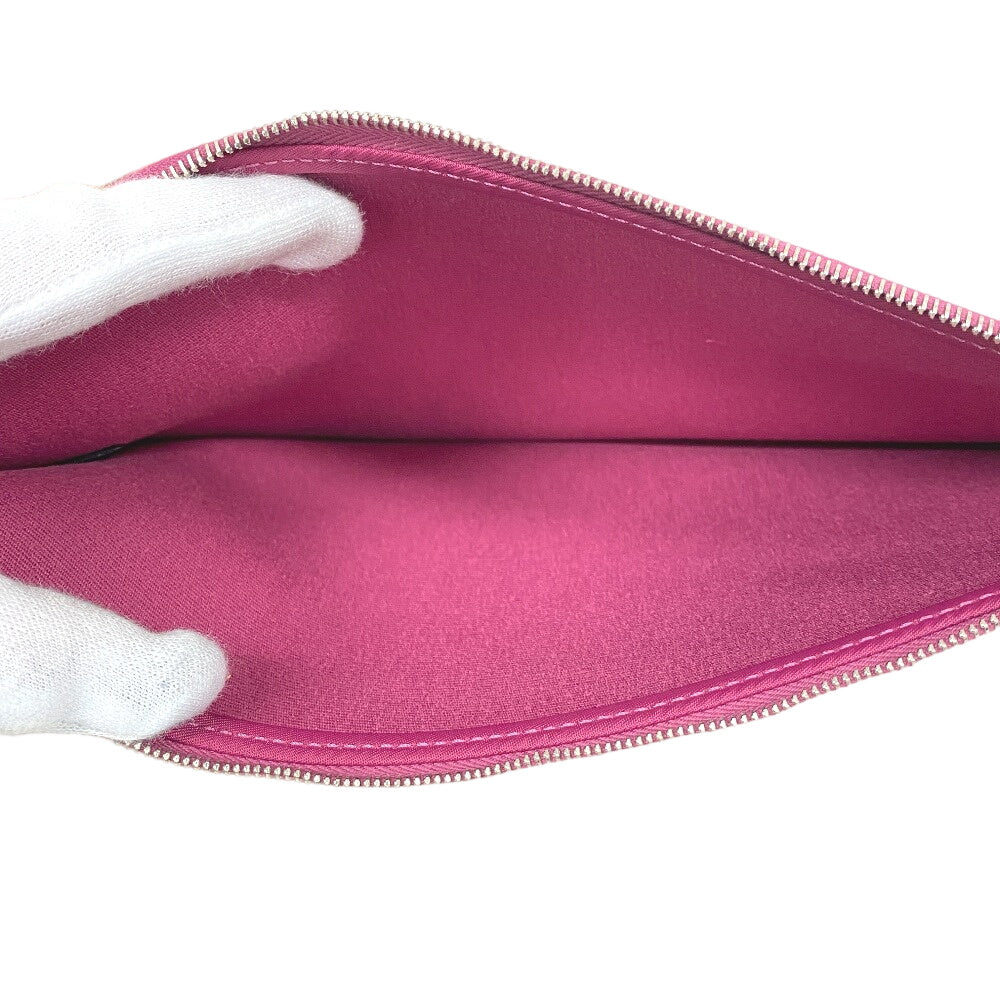 HERMES Handbag canvas pink Herbag zip cabin