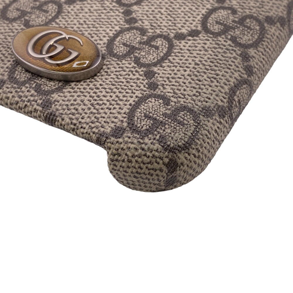 GUCCI iPhone case 753610 PVC beige GG Supreme