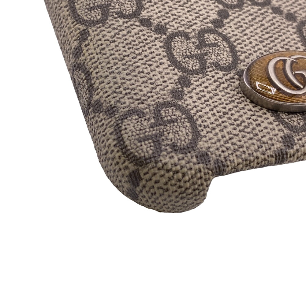 GUCCI iPhone case 753610 PVC beige GG Supreme