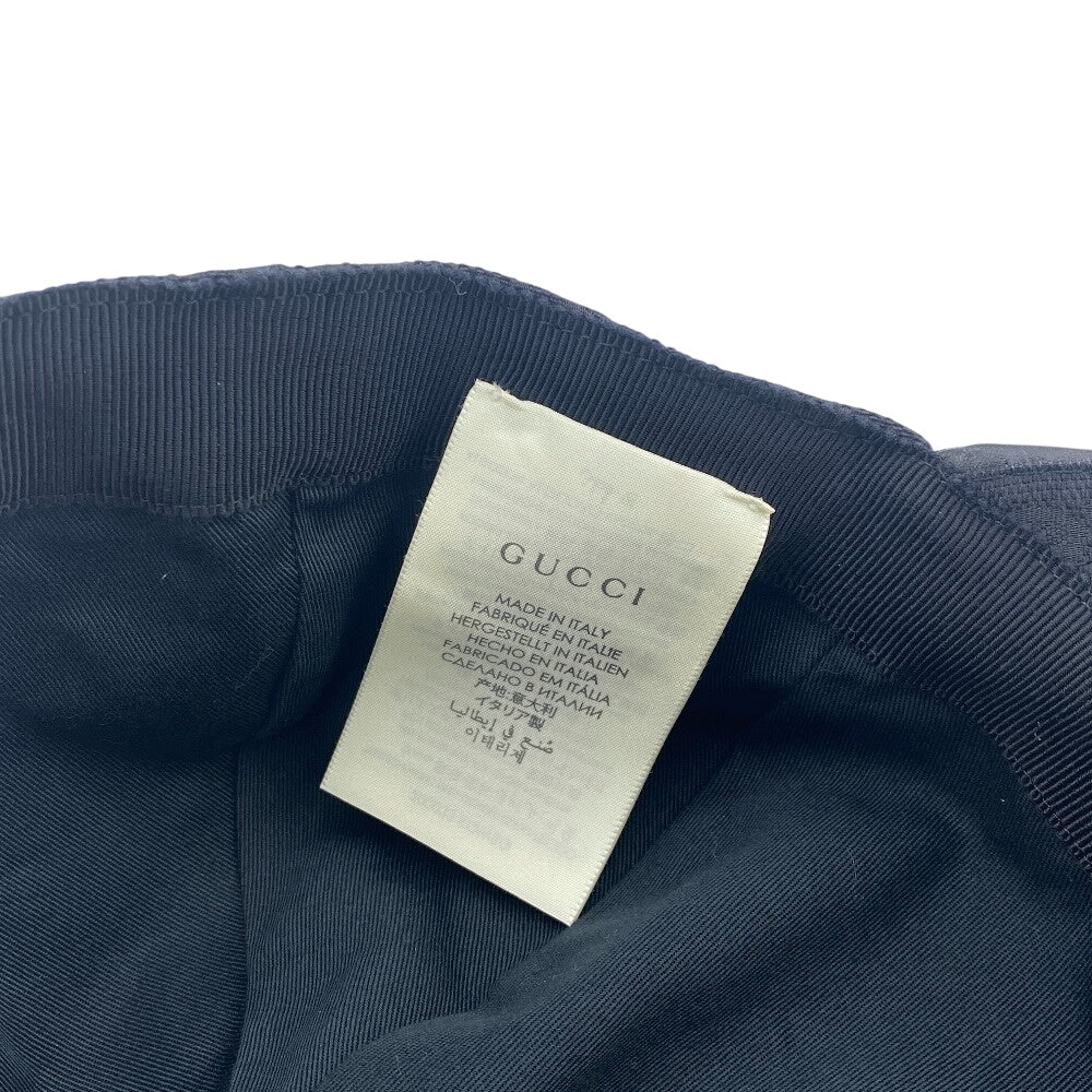 GUCCI cap 200035 Cotton, Polyester black GG canvas S/57
