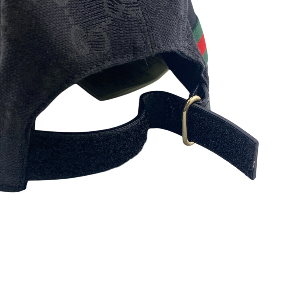 GUCCI cap 200035 Cotton, Polyester black GG canvas S/57